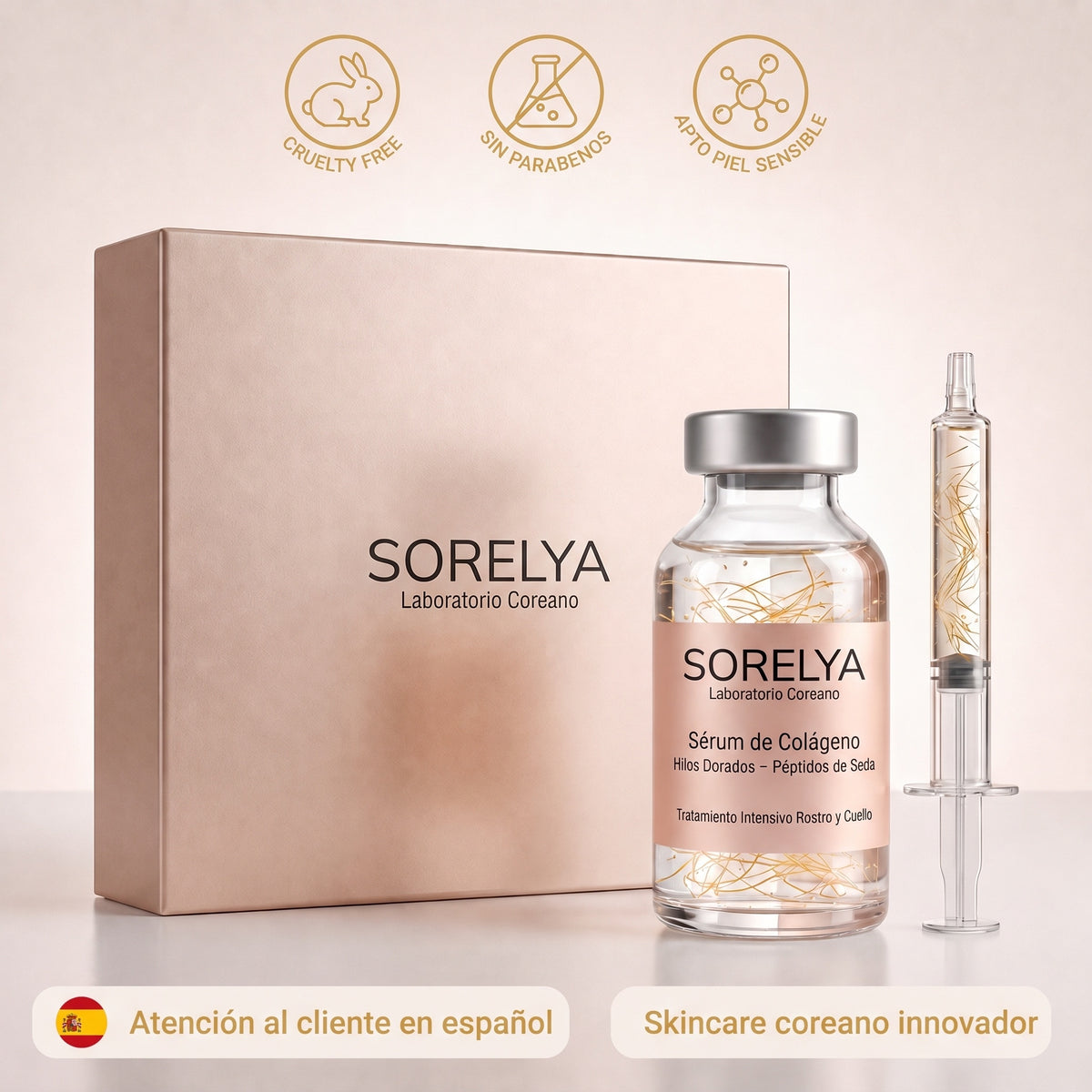 Sérum Coreano de Péptidos de Seda Sorelya™