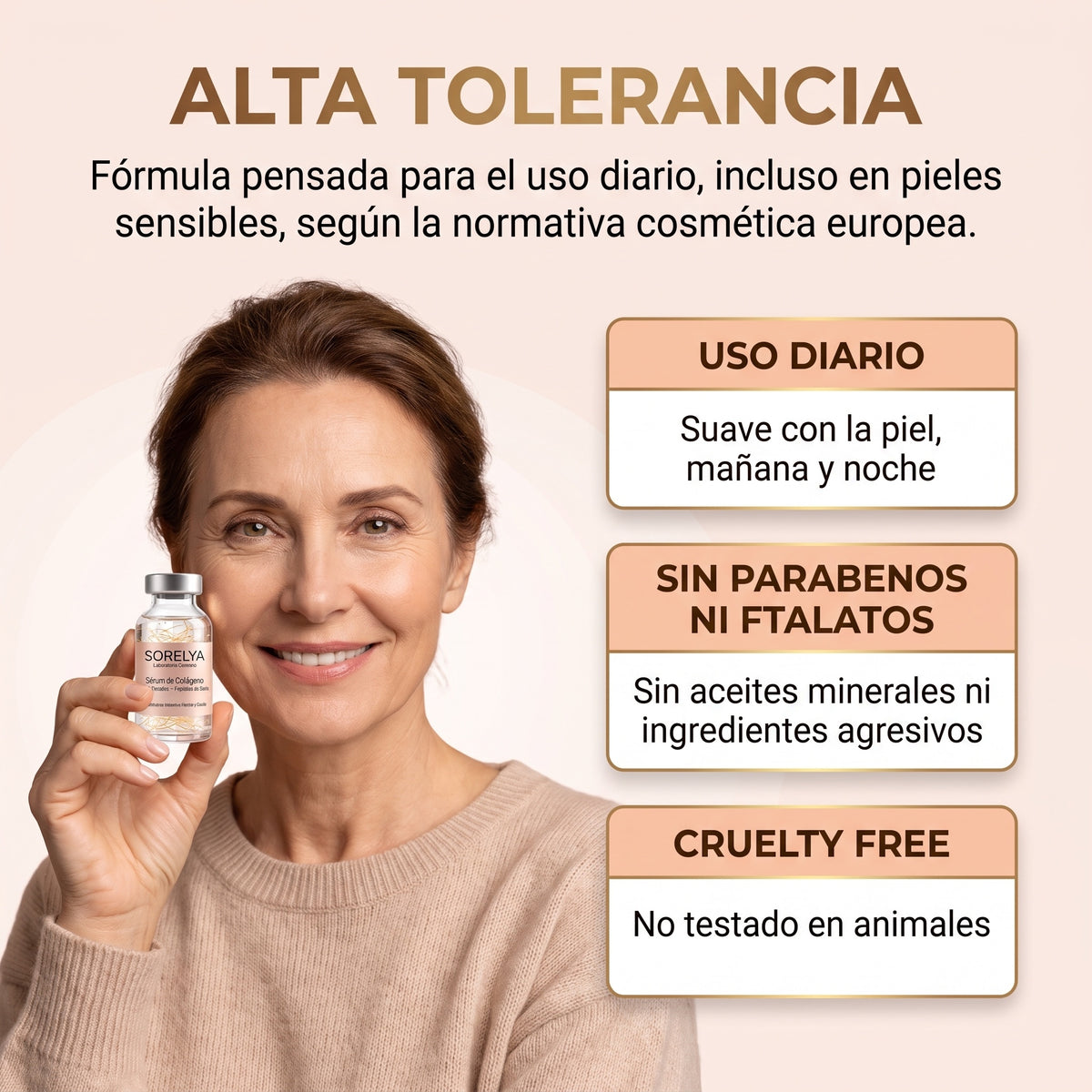 Sérum Coreano de Péptidos de Seda Sorelya™