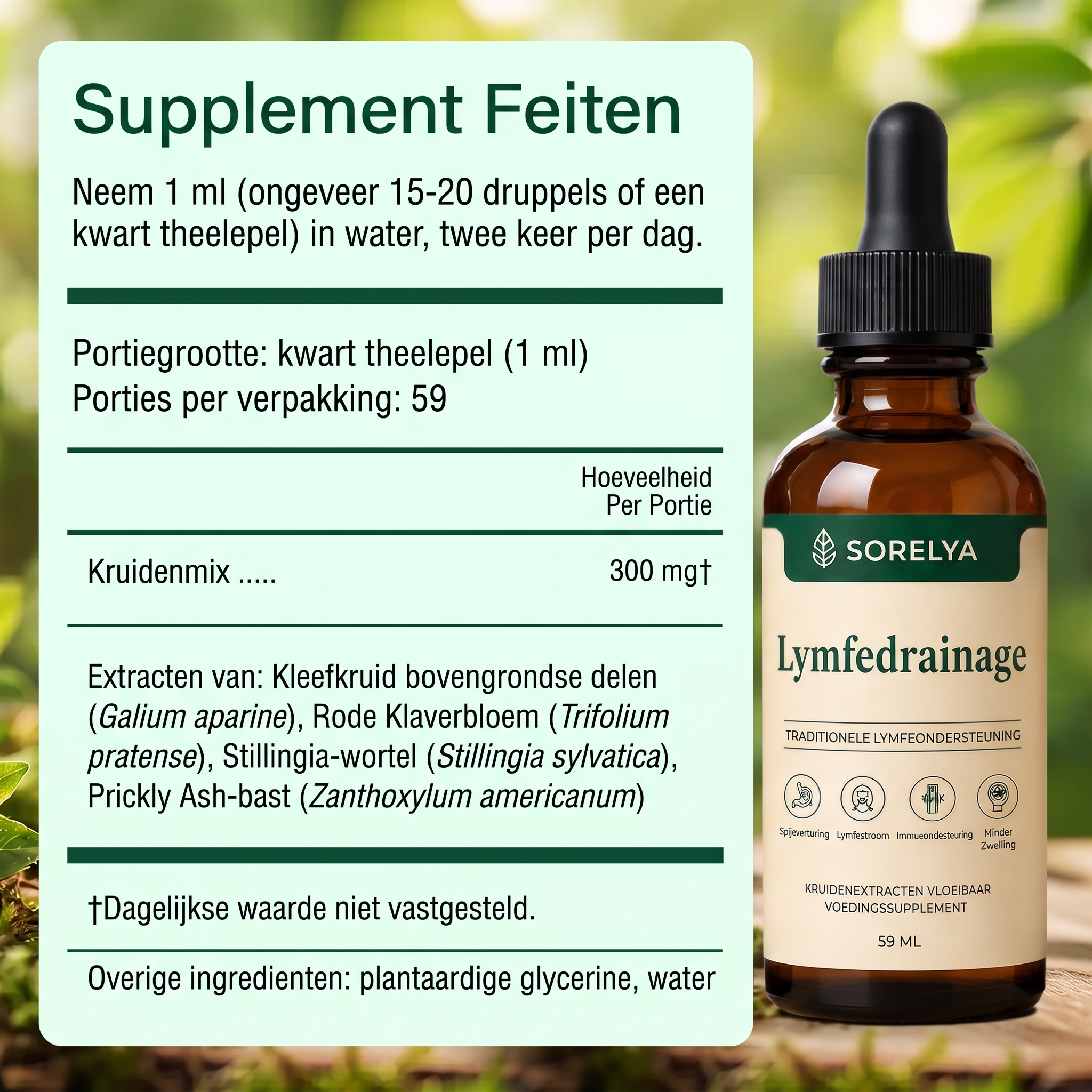 Sorelya Lymfedrainage Natuurlijke Druppels