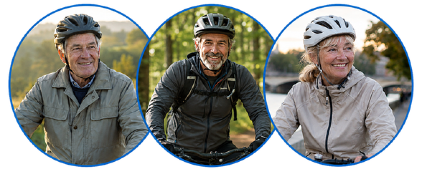 Cyclistes satisfaits Sorelya